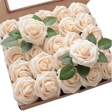 Load image into Gallery viewer, Foam Artificial Roses - 15/25/100pcs Fake Flowers for Wedding, Party &amp; Gift Décor