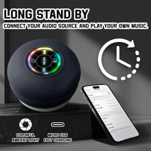 Load image into Gallery viewer, Waterproof Bluetooth Speaker with Colorful LED Lights, Strong Suction Cup &amp; Phone Holder, Portable Mini Speaker for Outdoor/Show