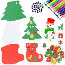 Load image into Gallery viewer, Christmas Foam Sticker Set DIY Decoration Party Supplies Holiday Crafts