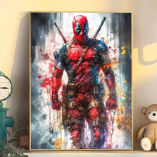Load image into Gallery viewer, Marvel Movie Art Poster Spider Man Iron Man Deadpool Canvas Painting Classic Anime Character Mural Home Wall Decoration Gift