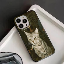 Load image into Gallery viewer, Fashion Kitten Smoking Pattern Phone Case For iPhone 11 12 13 14 15 16 17 Pro Max 16E 17Air X XR XS Max 7 8 Plus SE2 Soft Cover