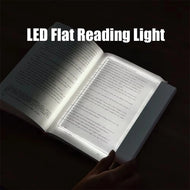 LED Flat Panel Book Reading Light Battery powered Eye Protection Lamp Adjustable Portable Bookmark Study Desk Reading Lamp