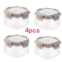 Load image into Gallery viewer, 4pcs Plastic Sauce Squeeze Bottle Mini Seasoning Box Salad Dressing Containers Outdoor Portable Barbecue Spice Jar Kitchen Tool