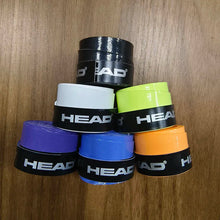 Load image into Gallery viewer, 6 Pieces Original HEAD Overgrip Anti Slip Tennis Racket Sweatband Grips Padel Shock Absorption Grip Tape Training Accessories