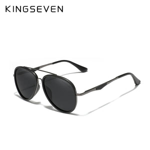 KingSeven Pilot Polarized Sunglasses UV Blocking Men's Driving Glasses