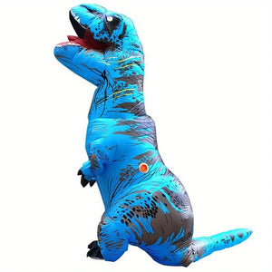 Inflatable T-Rex Dinosaur Costume for Adults - Halloween Party Fancy Dress Outfit