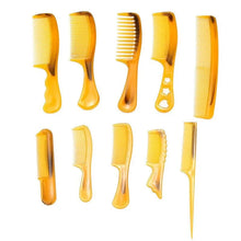Load image into Gallery viewer, 10 Pack Yellow Ox Tendon Combs - Anti-Static, Thick &amp; Durable Hair Styling Set