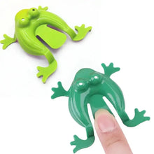 Load image into Gallery viewer, 20pcs Solid Color Jumping Frog Toys - Plastic Bouncing Frogs for Kids Party Favors &amp; Gifts