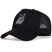 Load image into Gallery viewer, Unisex Wolf Embroidery Baseball Cap: Adjustable Sunscreen Outdoor Hat