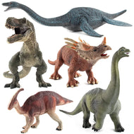 High Quality PVC Jurassic Dinosaur Action Figures – T-Rex & Brachiosaurus Toy Model for Kids