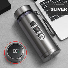 Load image into Gallery viewer, 500ml-1L Stainless Steel Thermos with LED Temp Display Vacuum Bottle