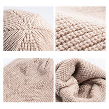 Load image into Gallery viewer, Knitted Hat for Men &amp; Women Caps Wool Fashion Simple Warm Skullies Beanies Solid Autumn Winter Beanie Cap Trendy Style