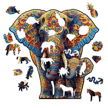 Load image into Gallery viewer, Jigsaw Animal Wooden  Puzzle DIY Crafts Brain Trainer Puzzles Game for Kids Adult wolf  Educational Wood Toy Gift Difficulty