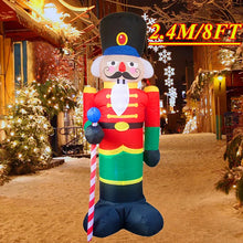 Load image into Gallery viewer, Christmas Inflatable Decoration Toy Built-in LED Lights Inflatable Model Ornament Xmas Party New Year Garden Indoor Outdoor Deco