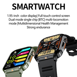 Smartwatch 1.95" with Call Feature Pedometer Fitness Tracker Multi-Sports Waterproof