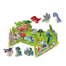 Load image into Gallery viewer, Dinosaur 3D Paper Puzzle DIY Educational Toy for Kids