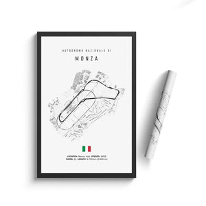 F1 International Track Circuit Canvas Painting – Wall Art