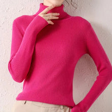 Load image into Gallery viewer, Heliar Women Fall Turtleneck Sweater Knitted Soft Pullovers Cashmere Jumpers Basic Soft Sweaters For Women 2024 Autumn Winter