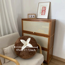Load image into Gallery viewer, Thickened Cushion with Tomato-Shaped Pillow Vegetable Mushroom Persimmon Round Cushion Pad for Window Seat Pillows for Bedroom