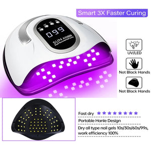 45LED UV Lamp! Fast Cure, All Gels, Touchscreen (78 characters)