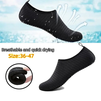 2024 Unisex Quick-Dry Beach Water Shoes Breathable Anti-Slip Swimming Sneakers