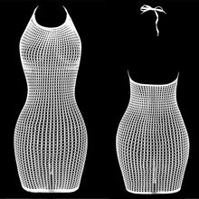 Load image into Gallery viewer, 1PC Women Sexy Fishnet Cover Up Without Bikini Hollow Out See Through Bodycon Dress Beachwear Summer Women's Swimwear DS140