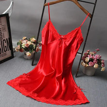 Load image into Gallery viewer, Sexy Lace Patchwork Camisola Lingerie Nighty Wedding Dress Sleep Wear Nightdress Clothes Women's Nightgowns Sexy Nightwear