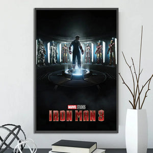Marvel Movie Poster – Self-Adhesive Wall Mural / Wallpaper