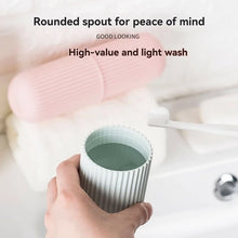 Load image into Gallery viewer, Portable Toothpaste Toothbrush Protect Holder Case Travel Camping Storage Box Protect Toothbrush Toothpaste from Dirt and Damage