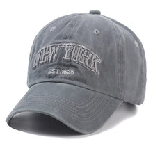 Load image into Gallery viewer, 2024 New York Washed Cotton Cap For Men Women Gorras Snapback Caps Baseball Caps Sun protection Casquette Dad Hat Outdoors Cap