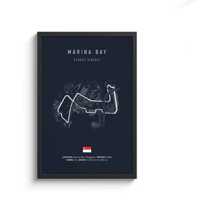 F1 International Track Circuit Canvas Painting – Wall Art