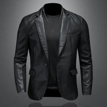 Load image into Gallery viewer, New Men&#39;s Slim Fit Moto Biker Jacket - Leather Suede Motorcycle Coat, Turn Down Collar