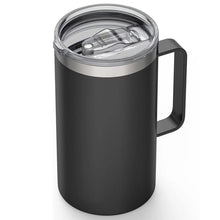 Load image into Gallery viewer, 24oz 680ml Insulated Coffee Mug with Lid, Stainless Steel Coffee Cup, Double Wall Vacuum Coffee Tumbler with Handle