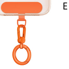 Load image into Gallery viewer, Metal Phone Lanyard Gasket Patch Rotatable Metal Buckle Hanging   Steel Clip Card Cord Tab Mobile Phone Accessories