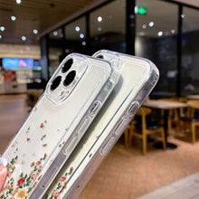Load image into Gallery viewer, Flower Phone Case For iPhone 16 13 15 11 12 14 17 Pro Max Air 16E XS XR 7 8 SE Shockproof Transparent Cover Silicone Soft Fundas