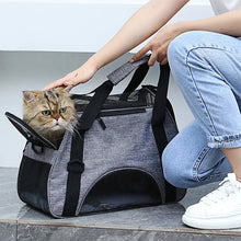 Load image into Gallery viewer, Cat Bags Portable Puppy Dog Carrier Bag Cats Handbag Mesh Breathable Foldable Travel Pet Bag Pet Carrying Supplies