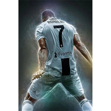 Load image into Gallery viewer, Messi &amp; Ronaldo Canvas Art – Football Star Wall Decor, Home Decoration Gift