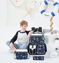 Load image into Gallery viewer, Meetbelify Boys School Backpack with Lunch Box - Cute &amp; Aesthetic for Teens