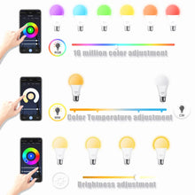 Load image into Gallery viewer, Tuya Smart RGB LED Bulb - WiFi/Bluetooth, Alexa &amp; Google Assistant Compatible