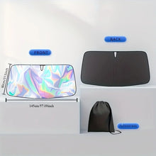 Load image into Gallery viewer, New Laser Folding Sunshade for Car Windshield - Insulated Privacy Shade Low Light Transmission