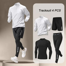 Load image into Gallery viewer, 2026 Spring Men's Quick Dry Jacket Suit 1-4 piece Outdoor Fitness Running Sets Sports Jogging Pants Workout Clothes Sportswear