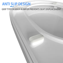 Load image into Gallery viewer, D-Type Toilet Seat Soft Closing Anti-Bacterial Hygienic - Removable Toilet Lid with 360° Rotation Hinge, Easy Install &amp; Cleaning