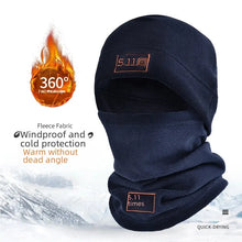 Load image into Gallery viewer, Autumn Winter Sports Warmth Hat Fuzz Neck Cover Cycling Face Shield Set Unisex