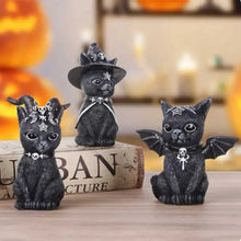 Load image into Gallery viewer, Black Cat Statue! Halloween Decor, Witchy Cat