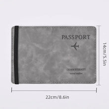 Load image into Gallery viewer, Men&#39;s PU Leather Wallet - Passport Holder Travel Purse Card Organizer Business Case