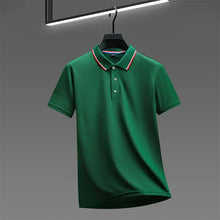 Load image into Gallery viewer, 2025 New Men's Casual Solid Color Short Sleeved Polo Shirt Summer Fashionable and Comfortable Versatile Top