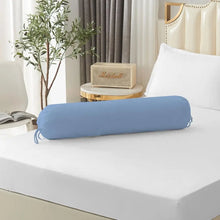 Load image into Gallery viewer, Solid Color Long Cylindrical Pillowcase Removable Washable Bedroom Neck Bolster Pillowslip Household Durable Pillow Case