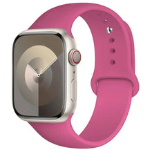 Load image into Gallery viewer, Silicone Band For Apple Watch strap 44mm 45mm 40mm 41mm 42-46mm sport bracelet iwatch series 8 7 6 5 4 9 10 11 SE-Ultra 2/3 49mm