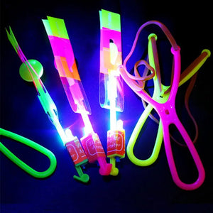 10pcs LED Flying Arrow Slingshot - Medium Size Whistle Toy for Parent-Child Interaction