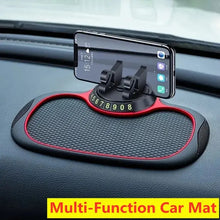 Load image into Gallery viewer, MultiFunction Car Anti-Slip Mat Auto Phone Holder Non Slip Sticky Anti Slide Mobile Phone Mount Silicone Dashboard Car Pad Mat